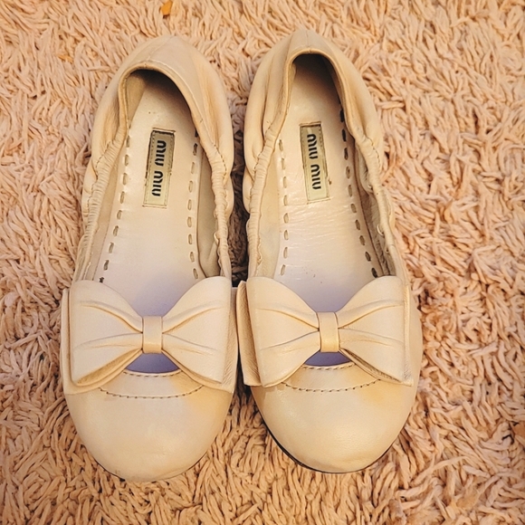 Miu Miu Shoes Miu Miu Ballet Flat Shoes Poshmark
